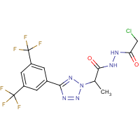 CAS:680214-90-8 | PC32256 | N'1-(2-chloroacetyl)-2-{5-[3,5-di(trifluoromethyl)phenyl]-2H-1,2,3,4-tetraazol-2-yl}propanohydrazide