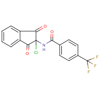CAS:680215-13-8 | PC32267 | N-(2-chloro-1,3-dioxo-2,3-dihydro-1H-inden-2-yl)-4-(trifluoromethyl)benzamide