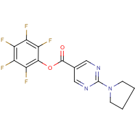 CAS: 946409-38-7 | PC3227 | Pentafluorophenyl 2-pyrrolidin-1-ylpyrimidine-5-carboxylate