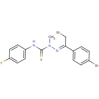 CAS:680215-18-3 | PC32275 | N1-(4-fluorophenyl)-2-[2-bromo-1-(4-bromophenyl)ethylidene]-1-methylhydrazine-1-carbothioamide