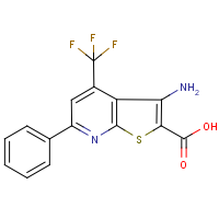 CAS: 104960-56-7 | PC32295 | 3-Amino-6-phenyl-4-(trifluoromethyl)thieno[2,3-b]pyridine-2-carboxylic acid