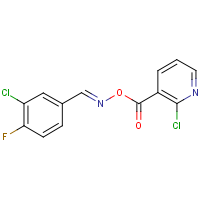 CAS:253586-41-3 | PC32300 | 2-chloro-3-[({[(3-chloro-4-fluorophenyl)methylene]amino}oxy)carbonyl]pyridine