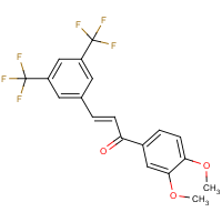 CAS: 254096-57-6 | PC32301 | 1-(3,4-dimethoxyphenyl)-3-[3,5-di(trifluoromethyl)phenyl]prop-2-en-1-one