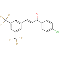 CAS: 254096-58-7 | PC32302 | 1-(4-chlorophenyl)-3-[3,5-di(trifluoromethyl)phenyl]prop-2-en-1-one