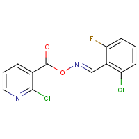 CAS:254985-25-6 | PC32303 | 2-chloro-3-[({[(2-chloro-6-fluorophenyl)methylene]amino}oxy)carbonyl]pyridine