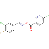 CAS:255876-85-8 | PC32313 | 2-chloro-5-[({[(3-chloro-4-fluorophenyl)methylene]amino}oxy)carbonyl]pyridine