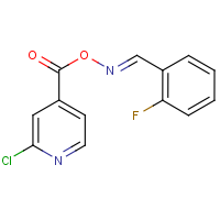 CAS:680215-44-5 | PC32315 | 2-chloro-4-[({[(2-fluorophenyl)methylene]amino}oxy)carbonyl]pyridine