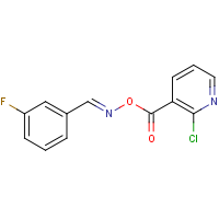 CAS:255820-20-3 | PC32316 | 2-chloro-3-[({[(3-fluorophenyl)methylene]amino}oxy)carbonyl]pyridine