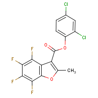 CAS:256329-65-4 | PC32325 | 2,4-dichlorophenyl 4,5,6,7-tetrafluoro-2-methylbenzo[b]furan-3-carboxylate