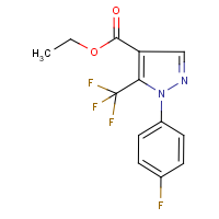 CAS: 175137-38-9 | PC3233 | Ethyl 2-(4-fluorophenyl)-3-(trifluoromethyl)pyrazole-4-carboxylate
