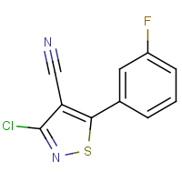 CAS: 256348-09-1 | PC32330 | 3-chloro-5-(3-fluorophenyl)isothiazole-4-carbonitrile