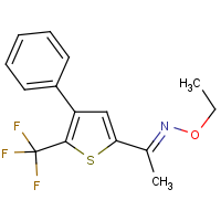 CAS:256370-34-0 | PC32340 | 1-[4-phenyl-5-(trifluoromethyl)-2-thienyl]ethan-1-one O1-ethyloxime