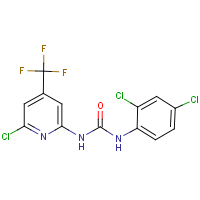 CAS:256471-21-3 | PC32349 | N-[6-chloro-4-(trifluoromethyl)-2-pyridyl]-N'-(2,4-dichlorophenyl)urea