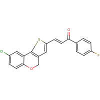 CAS: 256471-23-5 | PC32351 | 3-(8-chloro-4H-thieno[3,2-c]chromen-2-yl)-1-(4-fluorophenyl)prop-2-en-1-one