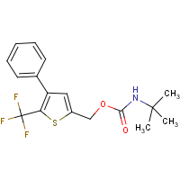 CAS:256425-43-1 | PC32371 | [4-phenyl-5-(trifluoromethyl)-2-thienyl]methyl N-(tert-butyl)carbamate