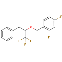 CAS: 257287-69-7 | PC32392 | 1-[(1-benzyl-2,2,2-trifluoroethoxy)methyl]-2,4-difluorobenzene