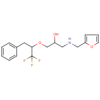 CAS:257287-87-9 | PC32397 | 1-(1-benzyl-2,2,2-trifluoroethoxy)-3-[(2-furylmethyl)amino]propan-2-ol
