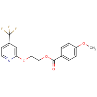 CAS:257624-96-7 | PC32409 | 2-{[4-(trifluoromethyl)-2-pyridyl]oxy}ethyl 4-methoxybenzoate