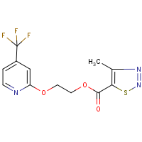CAS:257625-01-7 | PC32410 | 2-{[4-(trifluoromethyl)-2-pyridyl]oxy}ethyl 4-methyl-1,2,3-thiadiazole-5-carboxylate