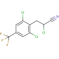 CAS: 258518-45-5 | PC32430 | 2-chloro-3-[2,6-dichloro-4-(trifluoromethyl)phenyl]propanenitrile