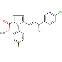 CAS: 259089-87-7 | PC32447 | methyl 5-[3-(4-chlorophenyl)-3-oxo-1-propenyl]-1-(4-fluorophenyl)-1H-2-pyrrolecarboxylate