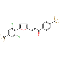 CAS:259243-76-0 | PC32460 | 3-{5-[2,6-dichloro-4-(trifluoromethyl)phenyl]-2-furyl}-1-[4-(trifluoromethyl)phenyl]prop-2-en-1-one