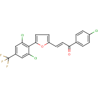 CAS:259243-82-8 | PC32463 | 1-(4-chlorophenyl)-3-{5-[2,6-dichloro-4-(trifluoromethyl)phenyl]-2-furyl}prop-2-en-1-one