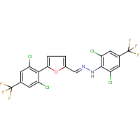 CAS:259243-83-9 | PC32464 | 5-[2,6-dichloro-4-(trifluoromethyl)phenyl]-2-furaldehyde 2-[2,6-dichloro-4-(trifluoromethyl)phenyl]hydrazone