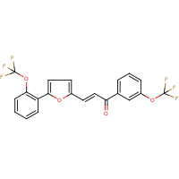 CAS: 259196-58-2 | PC32474 | 1-[3-(trifluoromethoxy)phenyl]-3-{5-[2-(trifluoromethoxy)phenyl]-2-furyl}prop-2-en-1-one