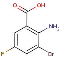 CAS: 259269-84-6 | PC32490 | 2-Amino-3-bromo-5-fluorobenzoic acid