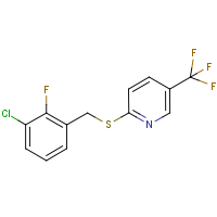 CAS:259655-18-0 | PC32498 | 2-[(3-chloro-2-fluorobenzyl)thio]-5-(trifluoromethyl)pyridine