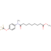 CAS: 259792-94-4 | PC32502 | Methyl 9-[methyl-4-(trifluoromethoxy)anilino]-9-oxononanoate