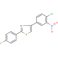 CAS: 260788-64-5 | PC32504 | 4-(4-chloro-3-nitrophenyl)-2-(4-fluorophenyl)-1,3-thiazole