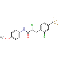 CAS:680215-65-0 | PC32510 | 2-chloro-3-[2-chloro-4-(trifluoromethyl)phenyl]-N-(4-methoxyphenyl)propanamide