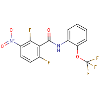 CAS: 260552-99-6 | PC32526 | 2,6-difluoro-3-nitro-N-[2-(trifluoromethoxy)phenyl]benzamide
