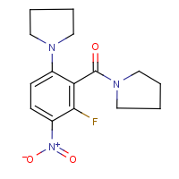 CAS:260553-17-1 | PC32530 | [2-fluoro-3-nitro-6-(1-pyrrolidinyl)phenyl](1-pyrrolidinyl)methanone
