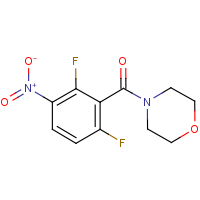 CAS:260554-75-4 | PC32537 | (2,6-difluoro-3-nitrophenyl)(morpholino)methanone