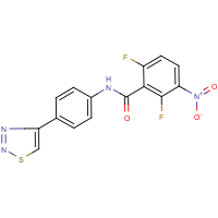 CAS: 260554-94-7 | PC32539 | 2,6-difluoro-3-nitro-N-[4-(1,2,3-thiadiazol-4-yl)phenyl]benzamide