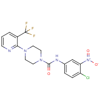 CAS:260798-64-9 | PC32544 | N-(4-chloro-3-nitrophenyl)-4-[3-(trifluoromethyl)pyridin-2-yl]tetrahydropyrazine-1(2H)-carboxamide