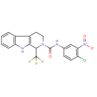 CAS: 260798-83-2 | PC32545 | N-(4-chloro-3-nitrophenyl)-1-(trifluoromethyl)-1,3,4,9-tetrahydro-2H-beta-carboline-2-carboxamide