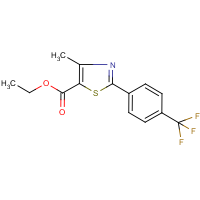 CAS:175277-03-9 | PC3256 | Ethyl 4-methyl-2-[4-(trifluoromethyl)phenyl]-1,3-thiazole-5-carboxylate