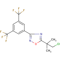 CAS:680216-00-6 | PC32565 | 3-[3,5-bis(trifluoromethyl)phenyl]-5-(2-chloro-1,1-dimethylethyl)-1,2,4-oxadiazole
