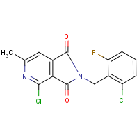 CAS: 261363-77-3 | PC32578 | 4-chloro-2-(2-chloro-6-fluorobenzyl)-6-methyl-2,3-dihydro-1H-pyrrolo[3,4-c]pyridine-1,3-dione