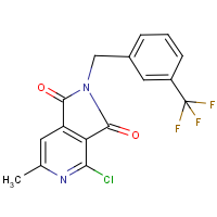 CAS:261363-79-5 | PC32579 | 4-Chloro-6-methyl-2-[3-(trifluoromethyl)benzyl]-2,3-dihydro-1H-pyrrolo[3,4-c]pyridine-1,3-dione