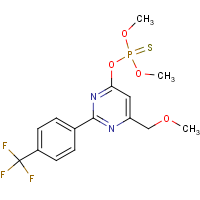 CAS:261959-20-0 | PC32588 | O-{6-(methoxymethyl)-2-[4-(trifluoromethyl)phenyl]pyrimidin-4-yl} O,O-dimethyl phosphothioate