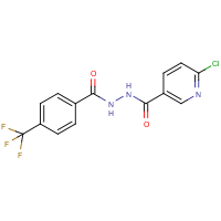 CAS:263563-39-9 | PC32600 | N'-[(6-chloropyridin-3-yl)carbonyl]-4-(trifluoromethyl)benzohydrazide