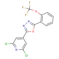 CAS:263564-83-6 | PC32602 | 2-(2,6-dichloro-4-pyridyl)-5-[2-(trifluoromethoxy)phenyl]-1,3,4-oxadiazole