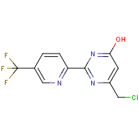 CAS: 266679-42-9 | PC32618 | 6-(chloromethyl)-2-[5-(trifluoromethyl)-2-pyridyl]pyrimidin-4-ol