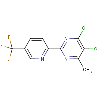 CAS:266679-65-6 | PC32619 | 4,5-dichloro-6-methyl-2-[5-(trifluoromethyl)-2-pyridyl]pyrimidine