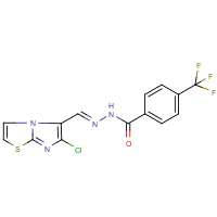 CAS:265307-85-5 | PC32622 | N'1-[(6-chloroimidazo[2,1-b][1,3]thiazol-5-yl)methylidene]-4-(trifluoromethyl)benzene-1-carbohydrazide